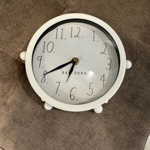 Rae Dunn White Wall Clock
